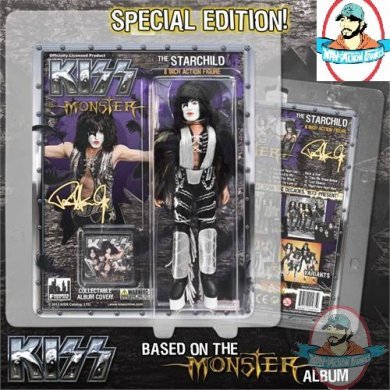 KISS 8" Figure Serie 4 The Starchild Feather Outfit Variant Toy Comp.