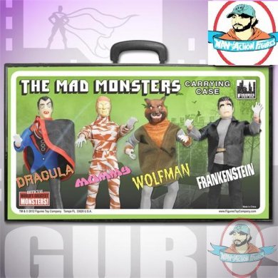 Mad Monster 8 inch Action Figure Carrying Case Figures Toy Company