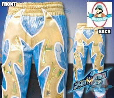 WWE Blue Sin Cara Replica Kid Size Pants by Figures Toy Company