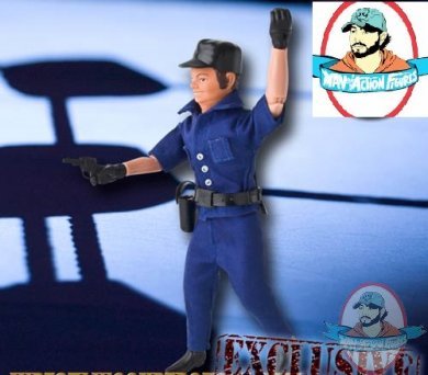 Wrestling Police Officer Action Figure by Figures Toy Company
