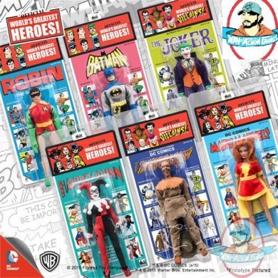 DC Comics Retro Kresge Style Figures Series 3 Set of 6 Figures Toy