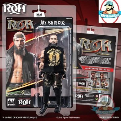 Ring of Honor Wrestling Series 1 Jay Briscoe Figures Toy Company