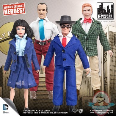 DC Retro 8" Superman Series 2 Set of 4 Figures Toy Company