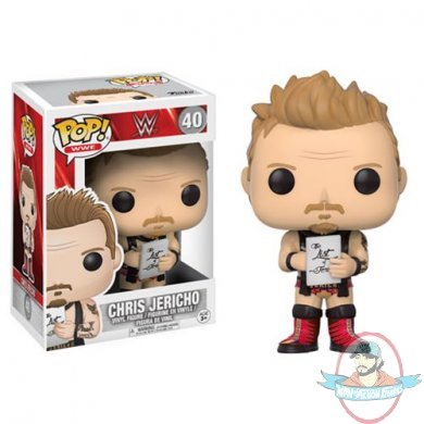  Pop! WWE Series 6 Chris Jericho Vinyl Figure #40 by Funko