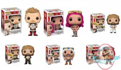 Pop! WWE Series 6 Set of 6 Vinyl Figures by Funko