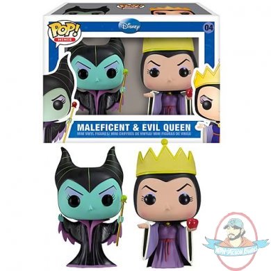 Disney Maleficent & Evil Queen Mini Pop! Vinyl Figure 2-Pack Funko