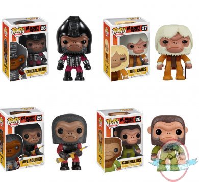 Pop! Movies Planet of the Apes Set of 4 Vinyl Figure by Funko