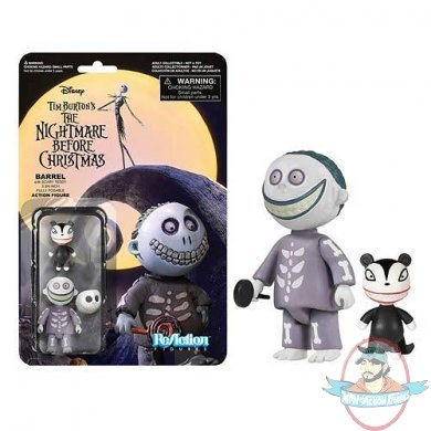 The Nightmare Before Christmas Barrel ReAction 3 3/4-Inch Retro Funko