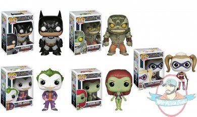 Batman Arkham Asylum Set of 5 Pop! Vinyl Figure by Funko