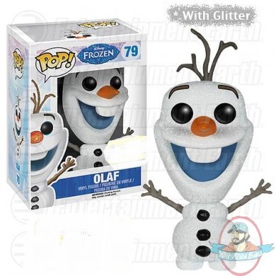 Pop! Disney: Frozen Glitter Olaf Snowman Vinyl Figure Exclusive Funko