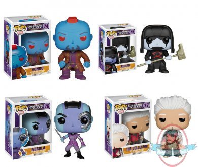 Pop! Marvel Guardians of the Galaxy Set of 4 Bobble Head Funko