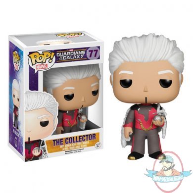 Pop! Marvel Guardians of the Galaxy The Collector Bobble Head Funko