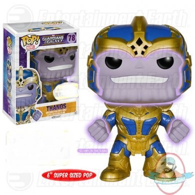 Guardians of the Galaxy Thanos  6 Inch Pop Glow in the dark Funko