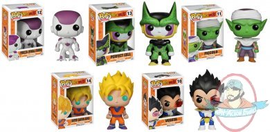 POP! Animation: DragonBall Z Set of 5 Vinyl by Funko