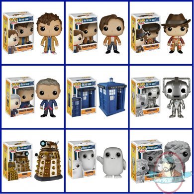 Pop! Television: Dr Who  Set of 9 Vinyl Figures  Funko