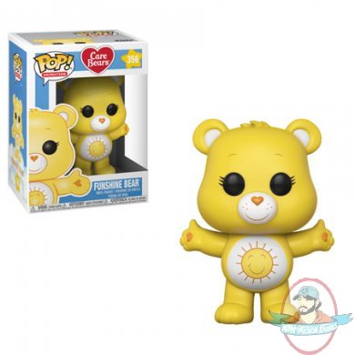 Pop Animation! Care Bears Funshine Bear #356 Vinyl Figure Funko