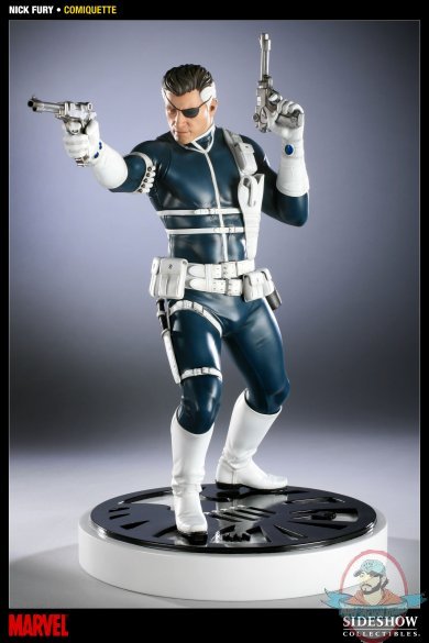 Nick Fury 16"  Comiquette Polystone Statue by Sideshow Collectibles