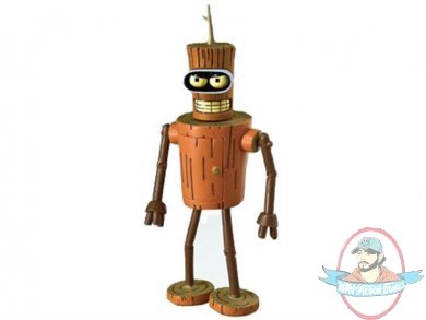 Futurama Series 9 Wooden Bender 6" Toynami New