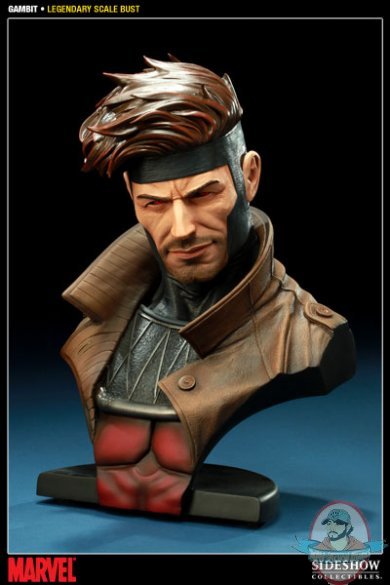 Marvel Gambit Legendary Scale Bust by Sideshow Collectibles