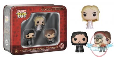 Game of Thrones Pocket Pop! Tins Daenerys John Snow Tyrion Lannister