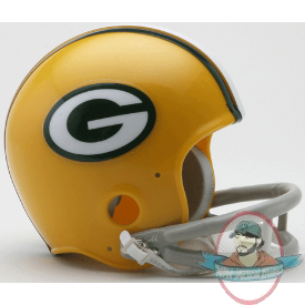 Green Bay Packers 1961 to 1979 Riddell Mini Replica Throwback Helmet 2