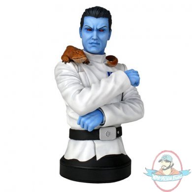Star Wars Grand Admiral Thrawn Mini Bust by Gentle Giant F