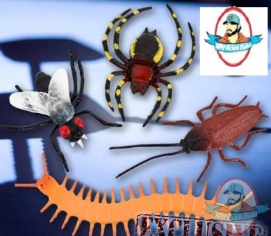 WWE Set of 4 Bugs & Insects for Wrestling figures