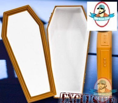 WWE Brown Coffin for Wrestling Figures