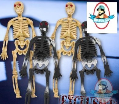 WWE Set of 4 Mini Skeletons for Wrestling figures