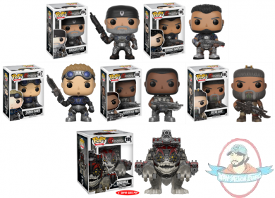 Pop! Games: Gears of War wave 2 Set of 6 Vinyl Figures Funko