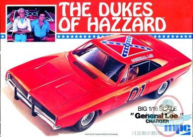 Dukes of Hazzard General Lee 1/16 Scale Model Kit by Round 2
