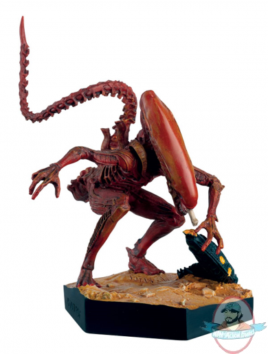 Alien Predator Figurine #15 Red Xenomorph Aliens Genoci Eaglemoss 