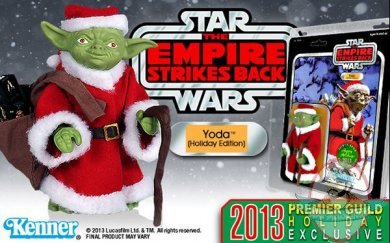 Star Wars Yoda Holiday 2013 Kenner Jumbo Figure Limited Gentle Giant