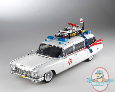 Ghostbusters Ecto-1 Hot Wheels Elite 1:18 Scale Vehicle