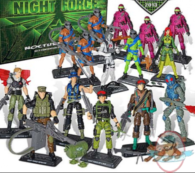 G.I Joe 2013 Exclusive 3 3/4 Night Force Vs Cobra Team RAH Loose Set