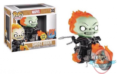 Pop! Rides:Marvel Ghost Rider PX Glows in the Dark #33 Figure Funko