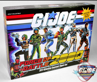 G.I Joe Force of Battle 2000 3 3/4 Boxed Set Hasbro