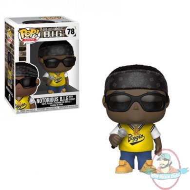 Pop! Rocks Notorious B.I.G. in Jersey #78 Vinyl Figure by Funko