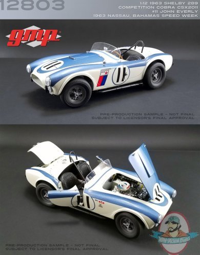 1:12 Scale 1963 Shelby 289 Competition Cobra CSX2011 #11 John Everly