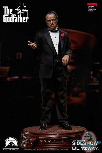 1/4 Superb Scale The Godfather Vito Corleone Statue Blitzway