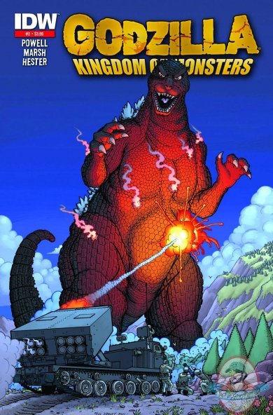 Godzilla Kingdom of Monsters #2 2nd print by IDW