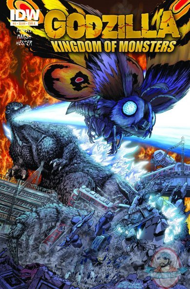 Godzilla Kingdom of Monsters #4 by IDW