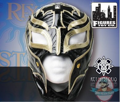 WWE  Rey Mysterio Kid Size Replica Black & Gold Mask