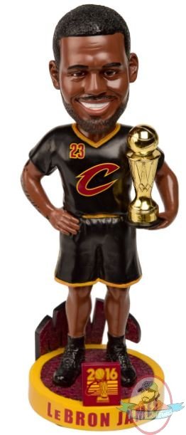 LeBron James Cleveland Cavs 2016 NBA Finals MVP Trophy BobbleHead 