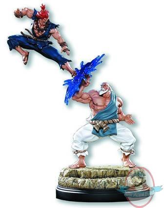 Street Fighter Gouken Vs Akuma Diorama Statue Pop Culture Shock 
