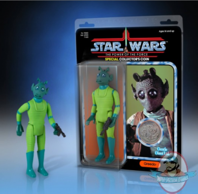 Star Wars Power of the Force Greedo Jumbo Kenner Gentle Giant