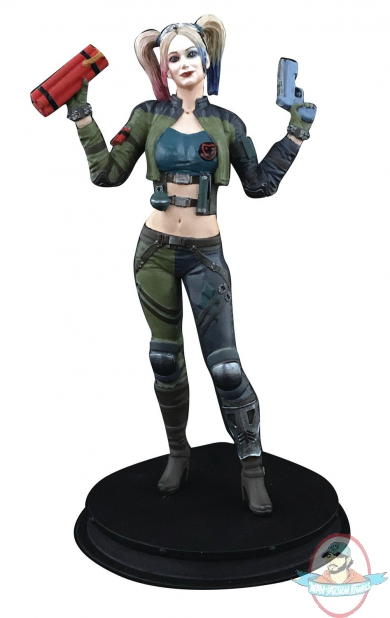 DC Injustice Harley Quinn Green Costume PX Statue Icon Heroes