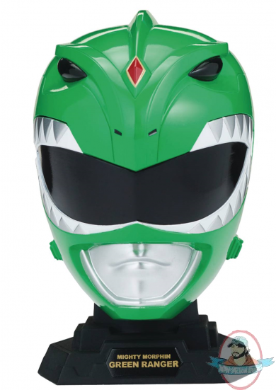 1/4 Scale Mighty Morphin Power Ranger Legacy Green Helmet Bandai