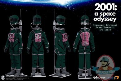 1/6 Suit a Space Oyssey Green Discovery Astronaut 4 Version Phicen