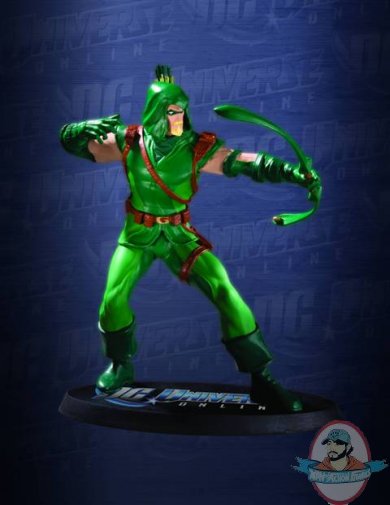 DC Universe Online: Green Arrow Statue by DC Direct Used